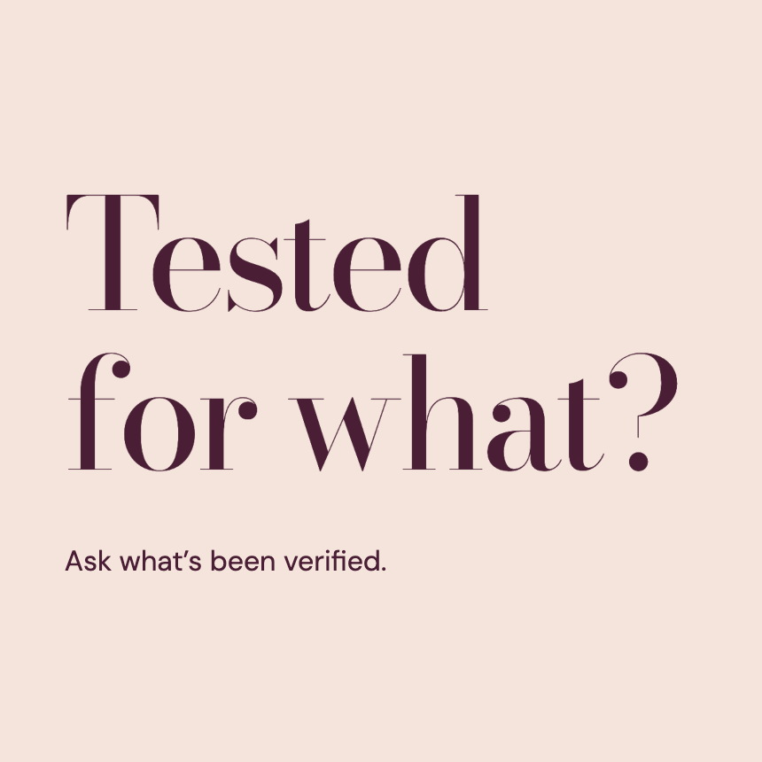 Ask what’s been verified.